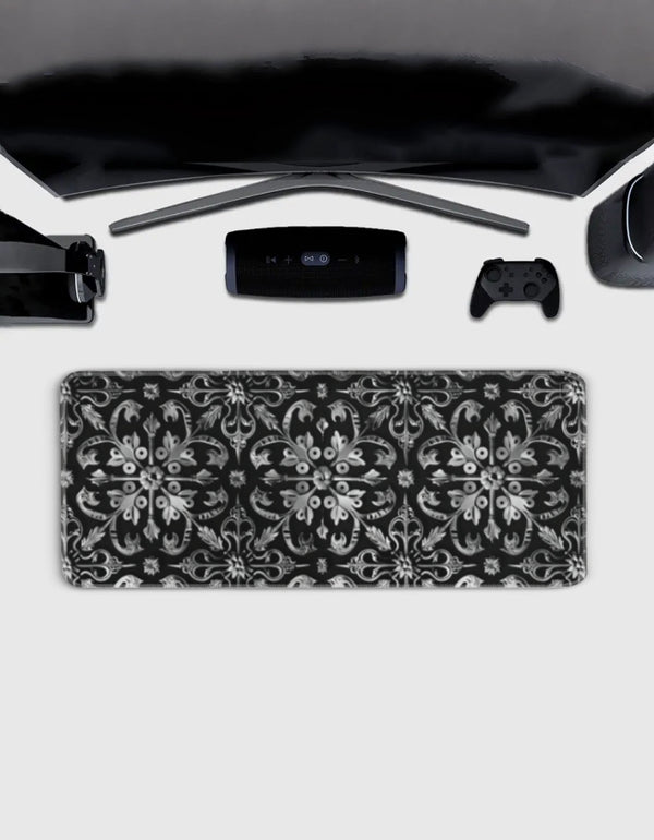MUSALA Desk Mat – 80×30cm - Aesthetic extended gaming desk mat with stitched edges | WYUGEN
