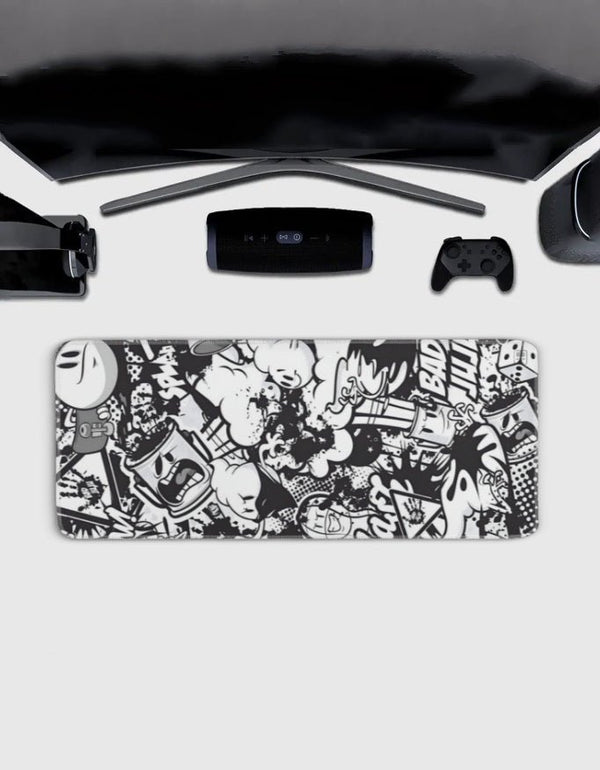 CHUNKY FUNK Desk Mat – 80×33cm - Aesthetic extended gaming desk mat with stitched edges | WYUGEN
